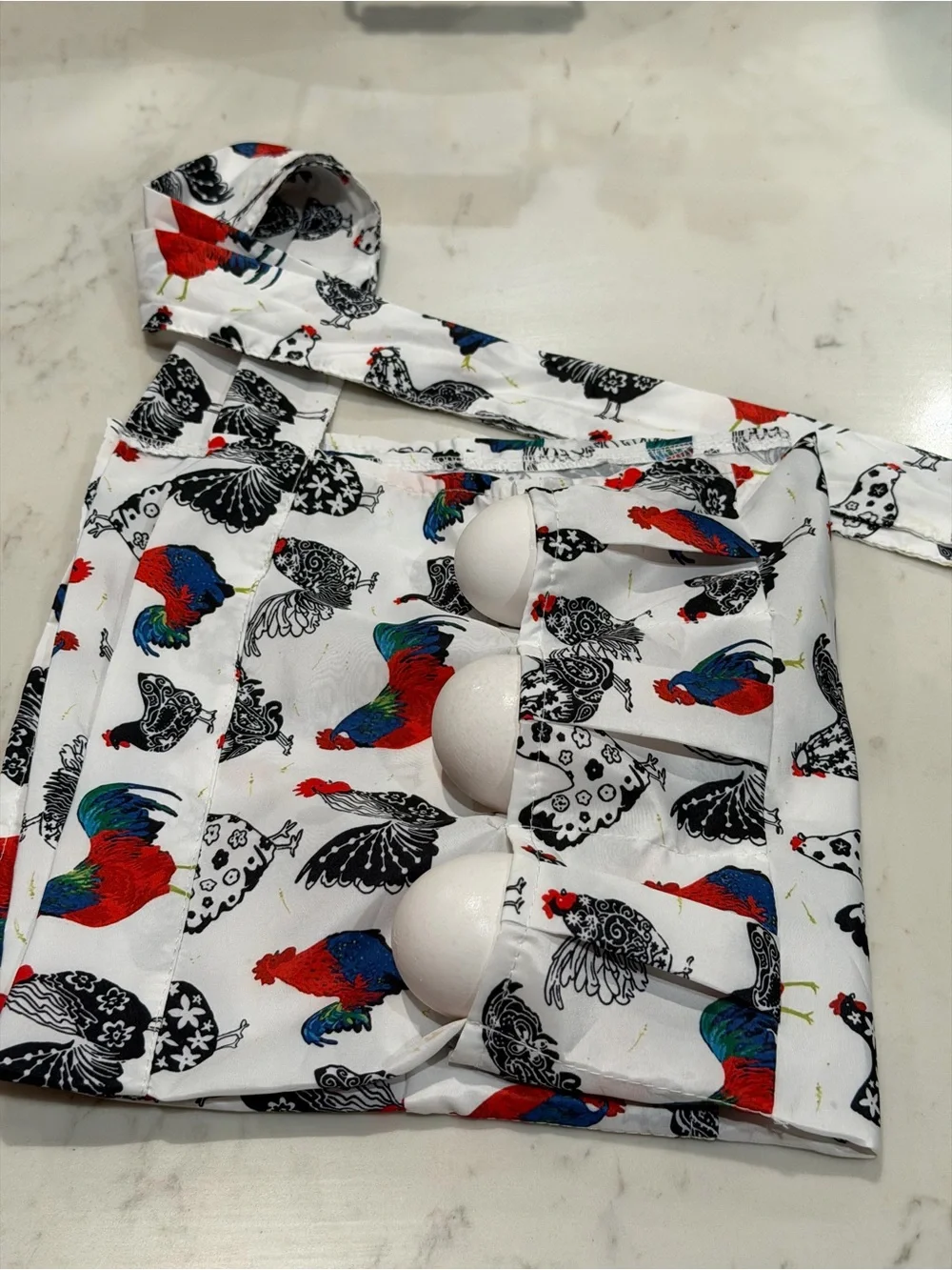 Chicken Egg collecting apron, 12 deep pockets